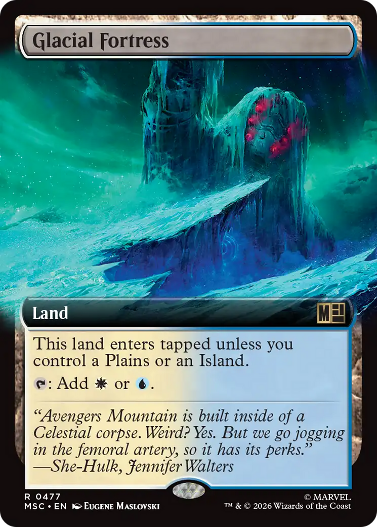 Glacial Fortress (Extended Art) [Marvel Super Heroes Commander] | Gamers Paradise