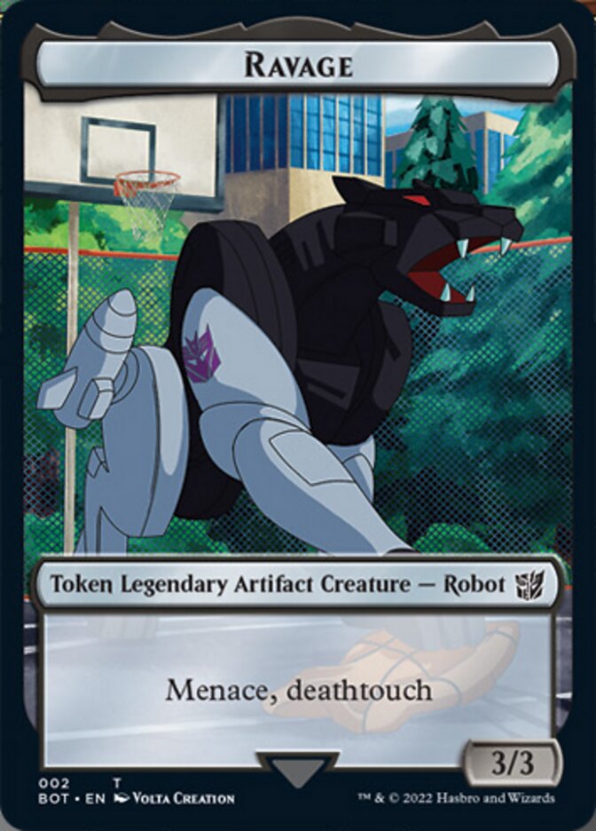 Powerstone // Ravage Double-Sided Token [The Brothers' War Tokens] | Gamers Paradise