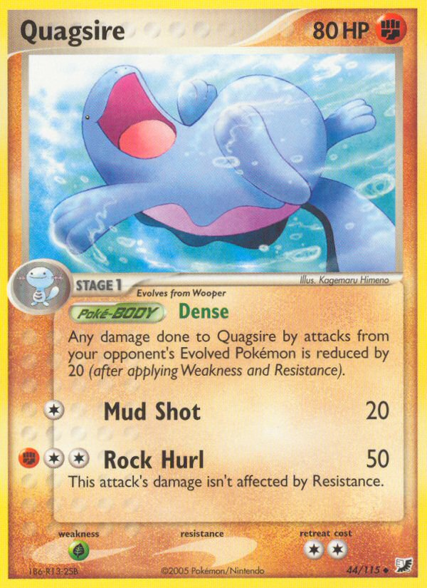 Quagsire (44/115) [EX: Unseen Forces] | Gamers Paradise