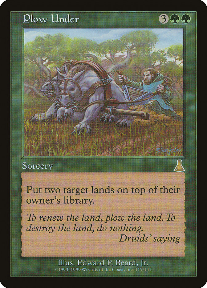 Plow Under [Urza's Destiny] | Gamers Paradise