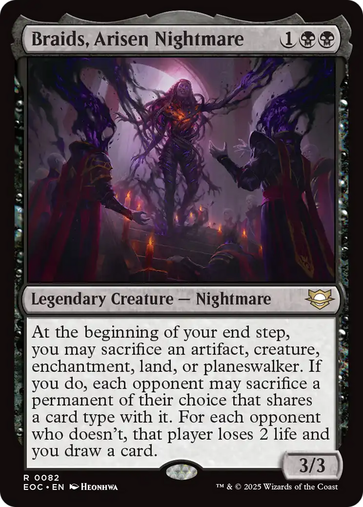 Braids, Arisen Nightmare [Edge of Eternities Commander] | Gamers Paradise