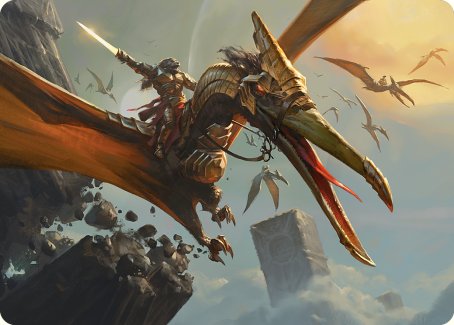 Skyhunter Strike Force Art Card [Phyrexia: All Will Be One Art Series] | Gamers Paradise