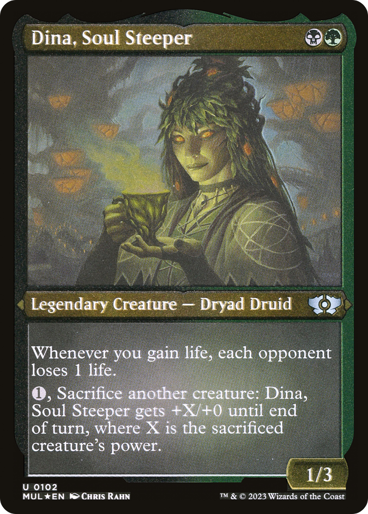 Dina, Soul Steeper (Foil Etched) [Multiverse Legends] | Gamers Paradise