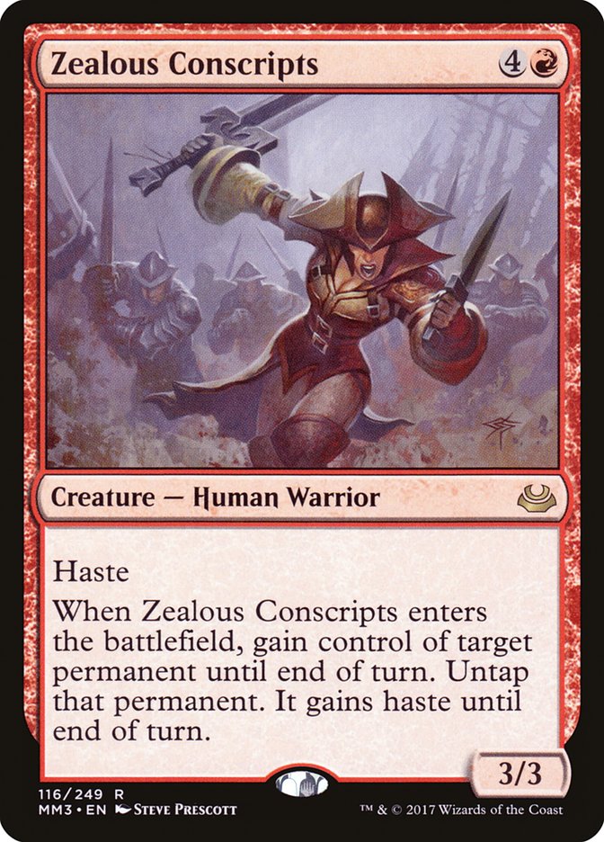 Zealous Conscripts [Modern Masters 2017] | Gamers Paradise