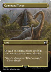 Command Tower // Command Tower (Borderless) [Jurassic World Collection] | Gamers Paradise