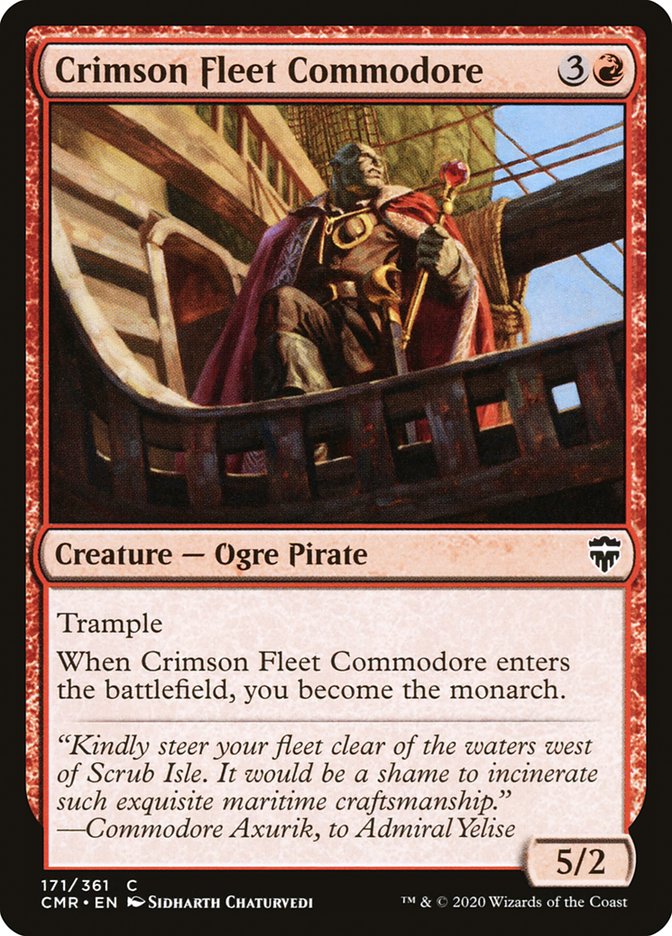 Crimson Fleet Commodore [Commander Legends] | Gamers Paradise