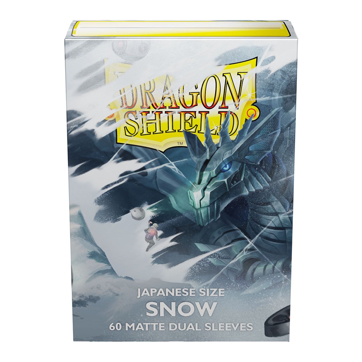 Dragon Shield: Japanese Size 60ct Sleeves - Snow (Dual Matte) | Gamers Paradise