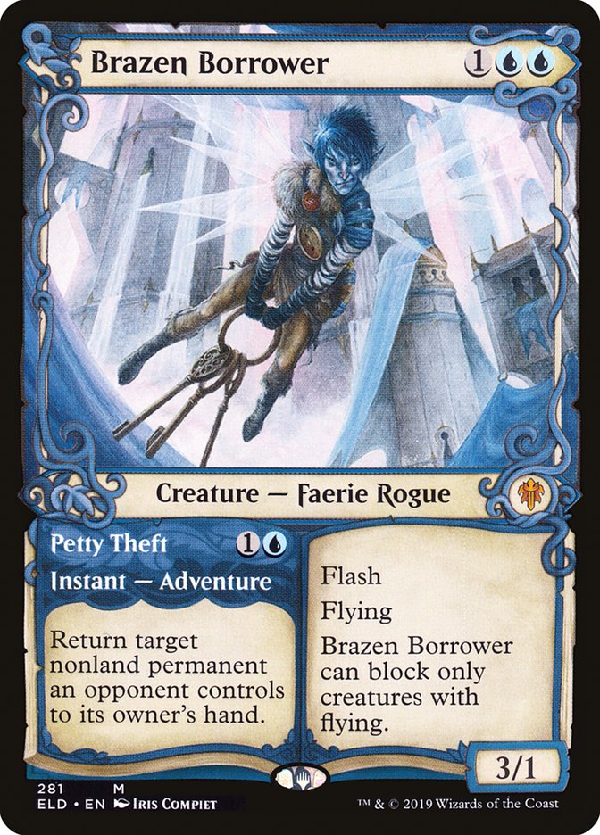 Brazen Borrower // Petty Theft (Showcase) [Throne of Eldraine] | Gamers Paradise