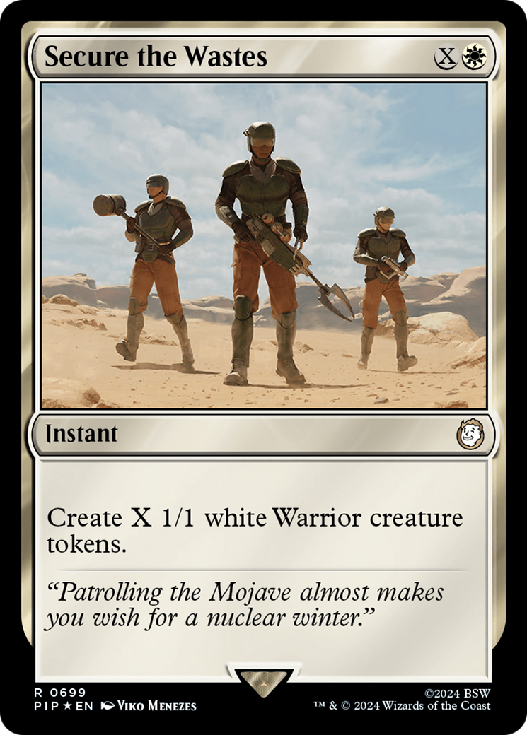 Secure the Wastes (Surge Foil) [Fallout] | Gamers Paradise