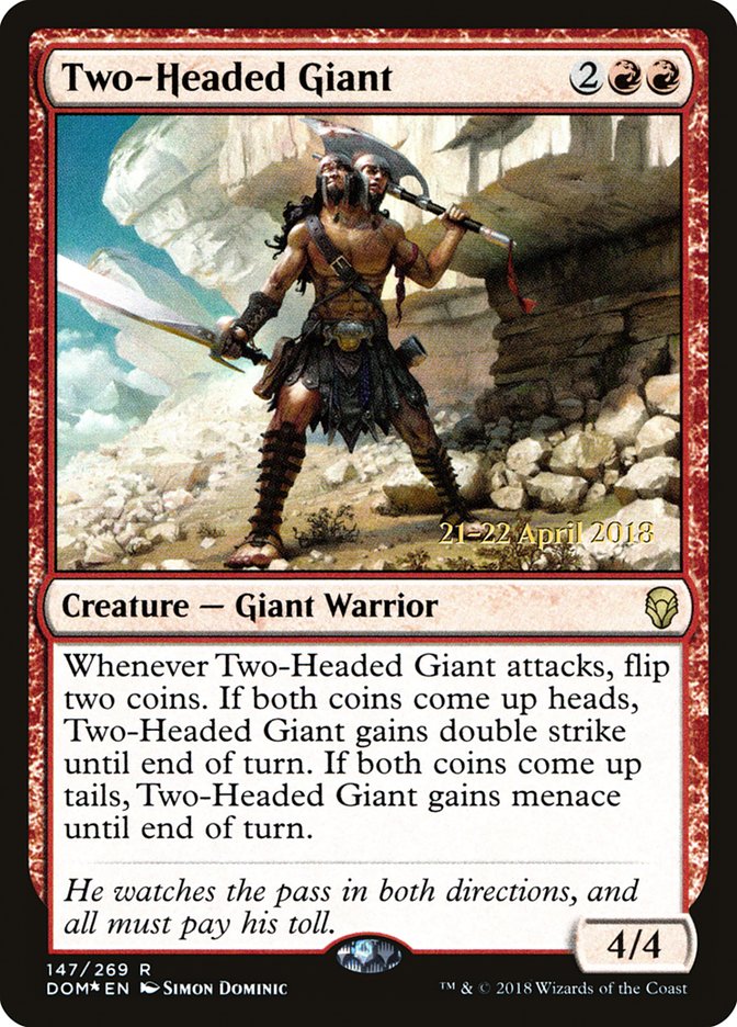 Two-Headed Giant [Dominaria Prerelease Promos] | Gamers Paradise