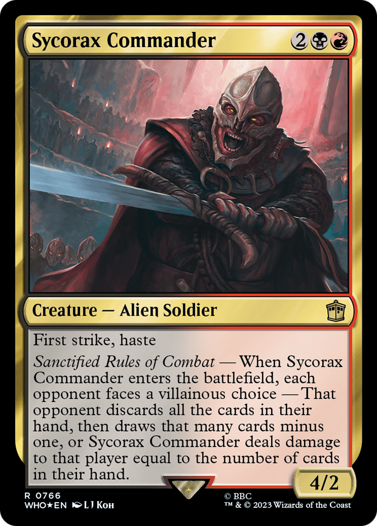 Sycorax Commander (Surge Foil) [Doctor Who] | Gamers Paradise