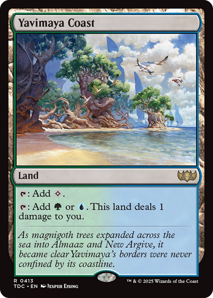 Yavimaya Coast [Tarkir: Dragonstorm Commander] | Gamers Paradise