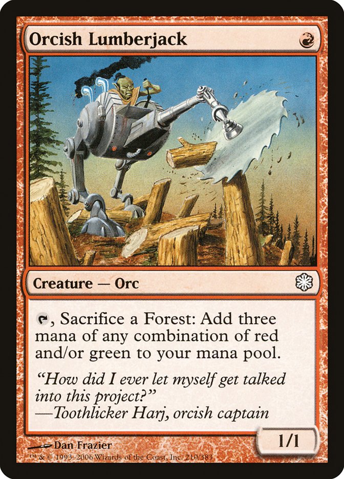 Orcish Lumberjack [Coldsnap Theme Decks] | Gamers Paradise