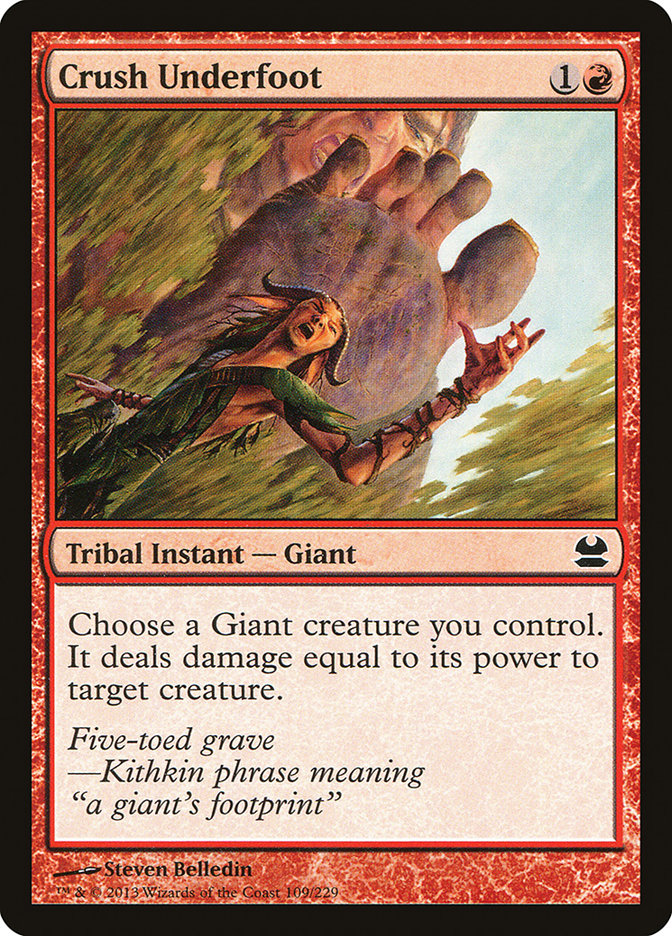 Crush Underfoot [Modern Masters] | Gamers Paradise