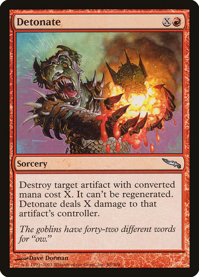 Detonate [Mirrodin] | Gamers Paradise