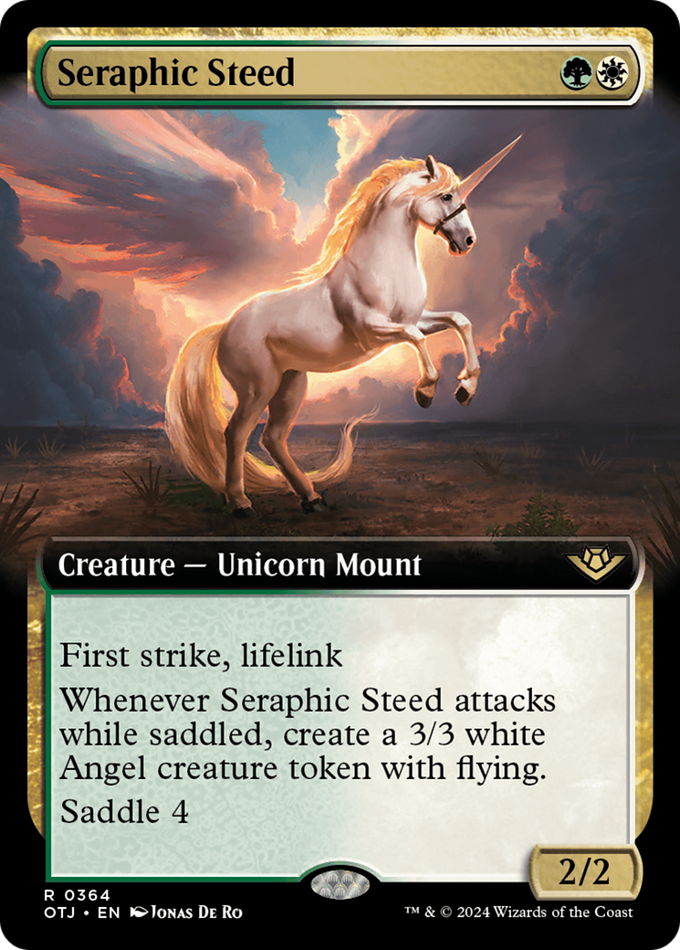 Seraphic Steed (Extended Art) [Outlaws of Thunder Junction] | Gamers Paradise
