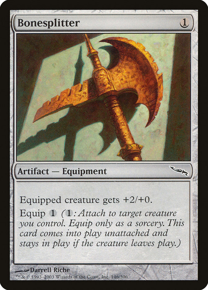 Bonesplitter [Mirrodin] | Gamers Paradise