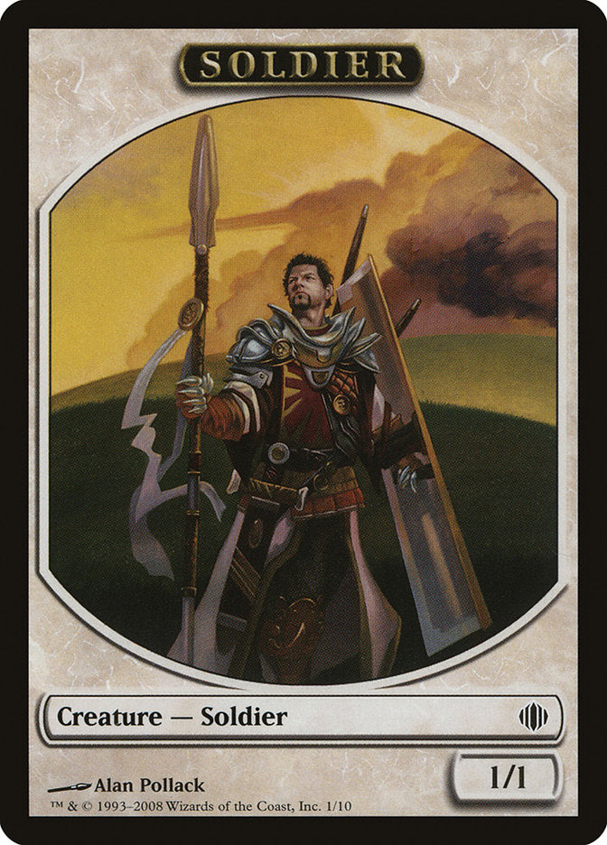 Soldier Token [Shards of Alara Tokens] | Gamers Paradise