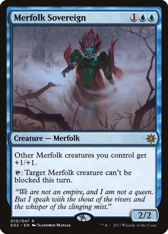 Merfolk Sovereign [Explorers of Ixalan] | Gamers Paradise