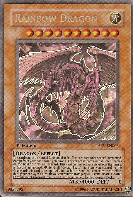 Rainbow Dragon [TAEV-EN006] Ghost Rare | Gamers Paradise