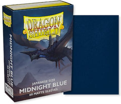 Dragon Shield: Japanese Size 60ct Sleeves - Midnight Blue (Matte) | Gamers Paradise