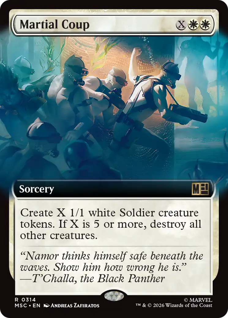 Martial Coup (Extended Art) [Marvel Super Heroes Commander] | Gamers Paradise