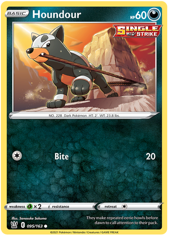 Houndour (095/163) [Sword & Shield: Battle Styles] | Gamers Paradise