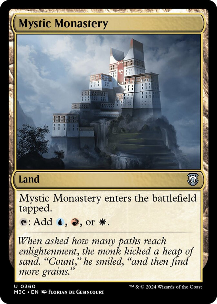 Mystic Monastery (Ripple Foil) [Modern Horizons 3 Commander] | Gamers Paradise