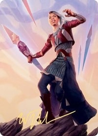 Niko Aris Art Card (Gold-Stamped Signature) [Kaldheim Art Series] | Gamers Paradise