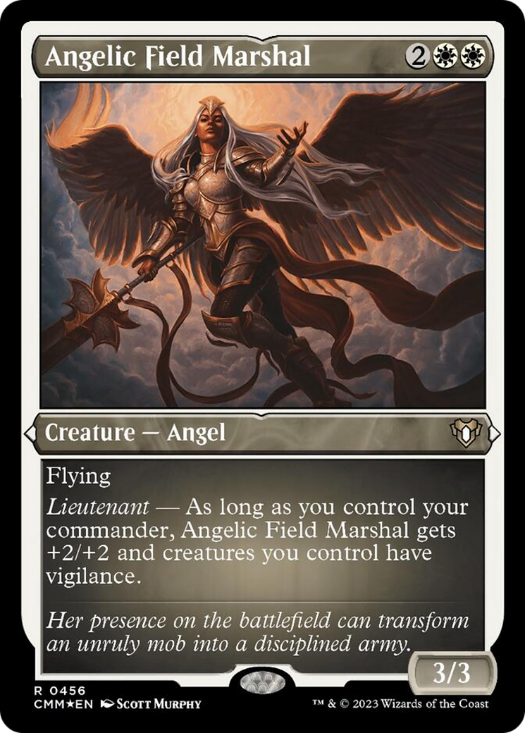 Angelic Field Marshal (Foil Etched) [Commander Masters] | Gamers Paradise