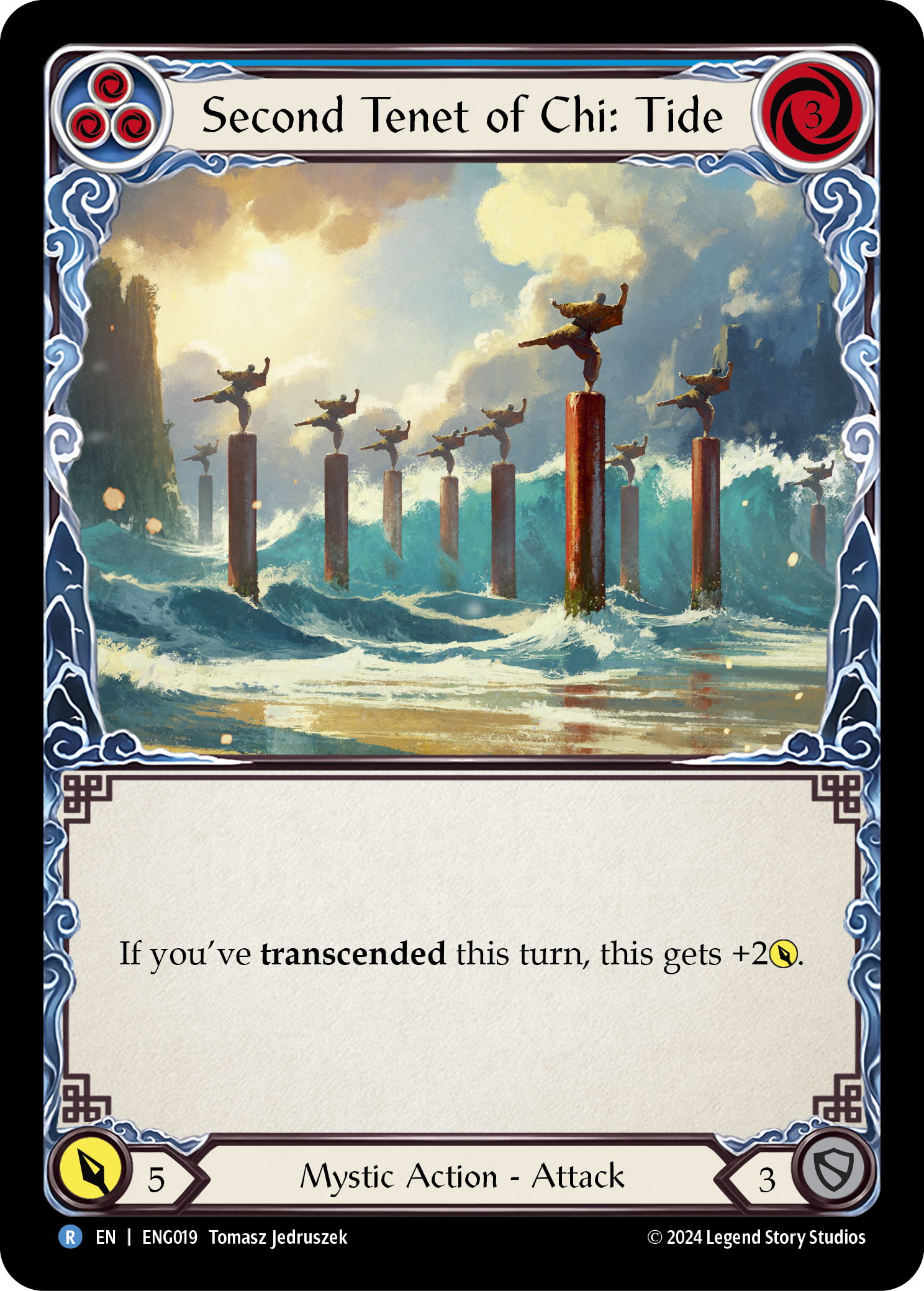 Second Tenet of Chi: Tide [ENG019] (Part the Mistveil Enigma Blitz Deck) | Gamers Paradise