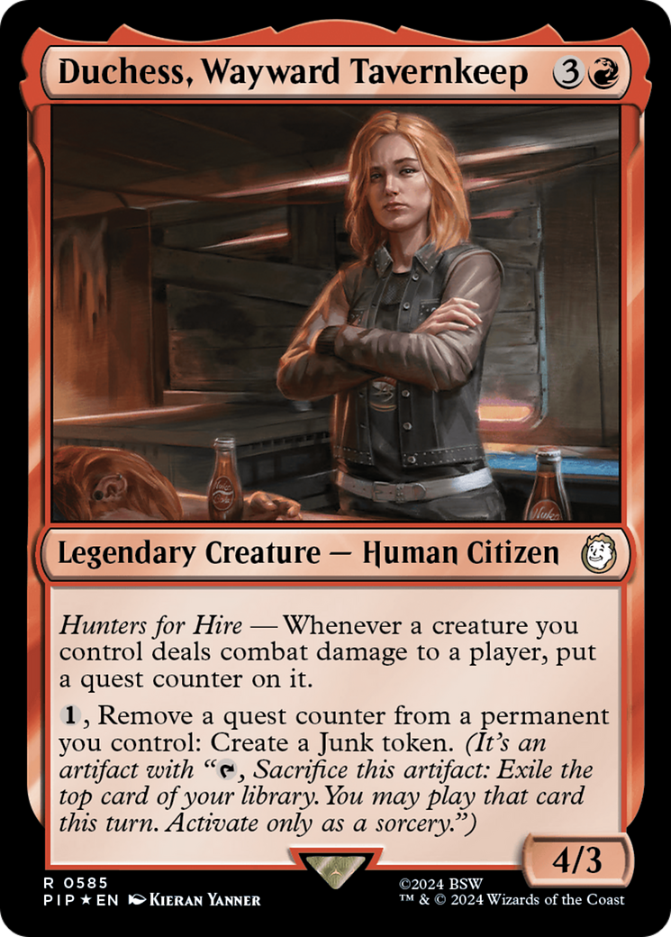 Duchess, Wayward Tavernkeep (Surge Foil) [Fallout] | Gamers Paradise