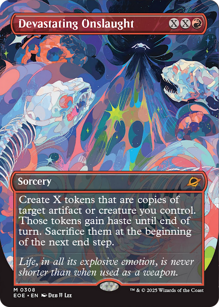 Devastating Onslaught (Borderless) [Edge of Eternities] | Gamers Paradise