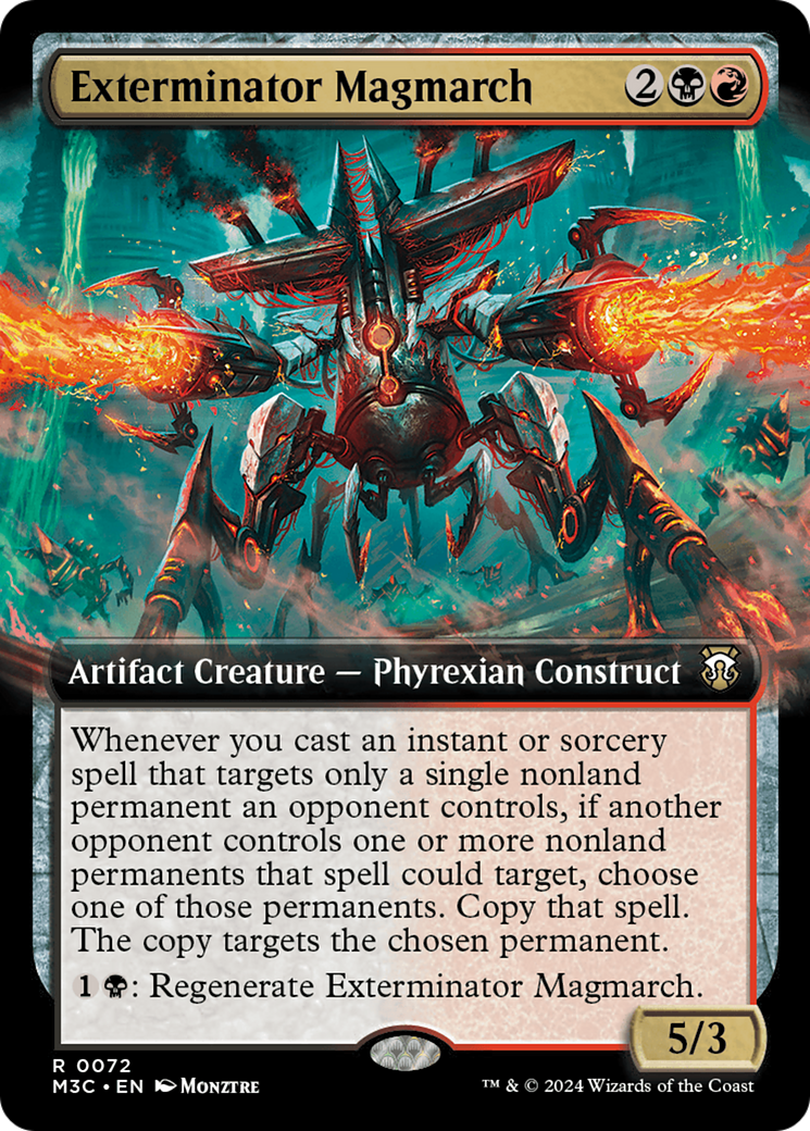 Exterminator Magmarch (Extended Art) (Ripple Foil) [Modern Horizons 3 Commander] | Gamers Paradise