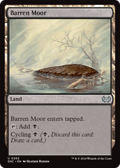 Barren Moor [Duskmourn: House of Horror Commander] | Gamers Paradise