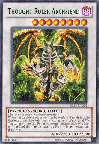 Thought Ruler Archfiend (Green) [DL11-EN014] Rare | Gamers Paradise
