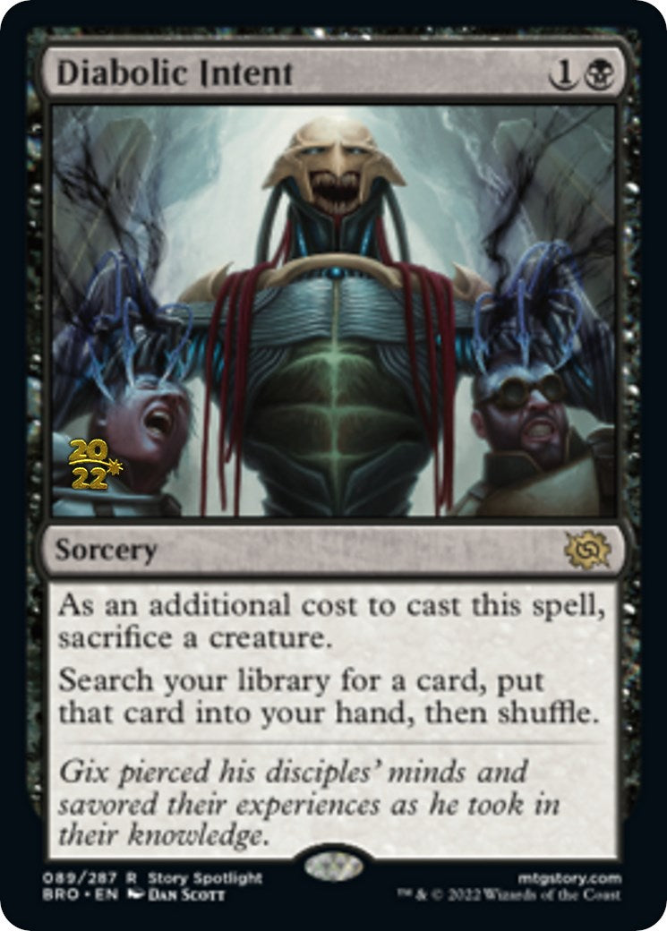 Diabolic Intent [The Brothers' War Prerelease Promos] | Gamers Paradise