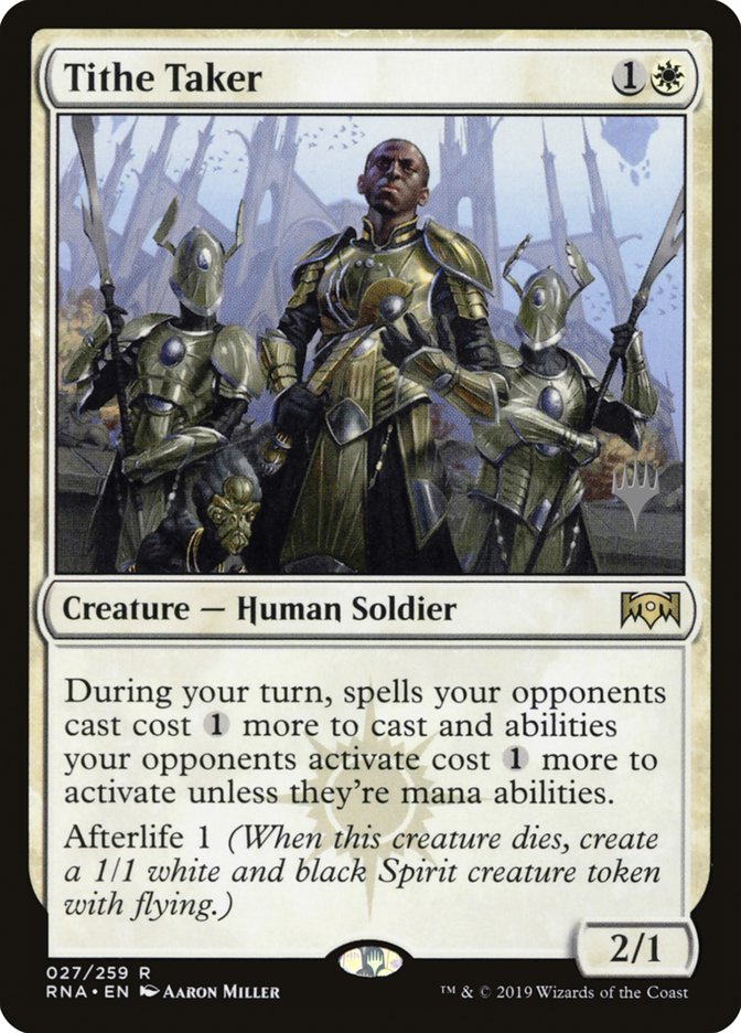 Tithe Taker (Promo Pack) [Ravnica Allegiance Promos] | Gamers Paradise