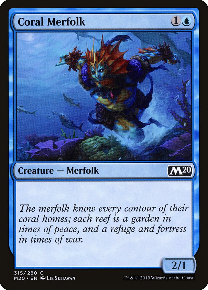 Coral Merfolk [Core Set 2020] | Gamers Paradise