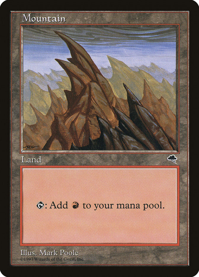 Mountain (All Peaks Pointing Left) [Tempest] | Gamers Paradise