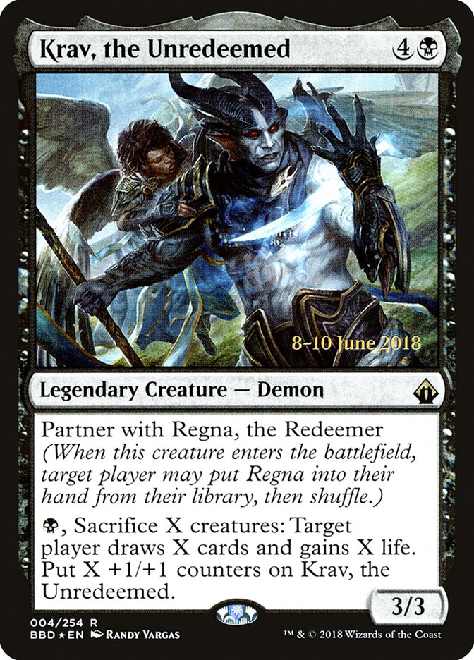Krav, the Unredeemed [Battlebond Prerelease Promos] | Gamers Paradise