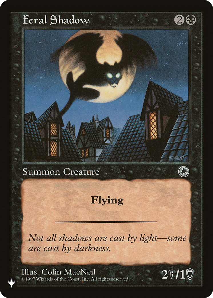 Feral Shadow [The List Reprints] | Gamers Paradise