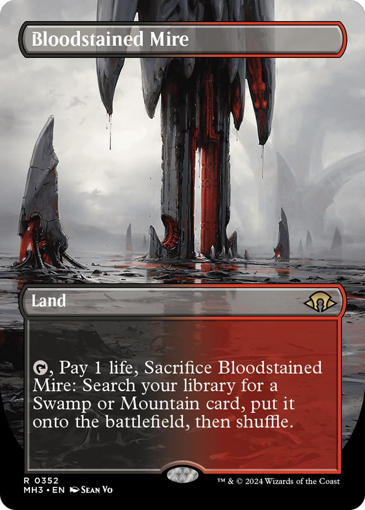 Bloodstained Mire (Borderless) [Modern Horizons 3] | Gamers Paradise