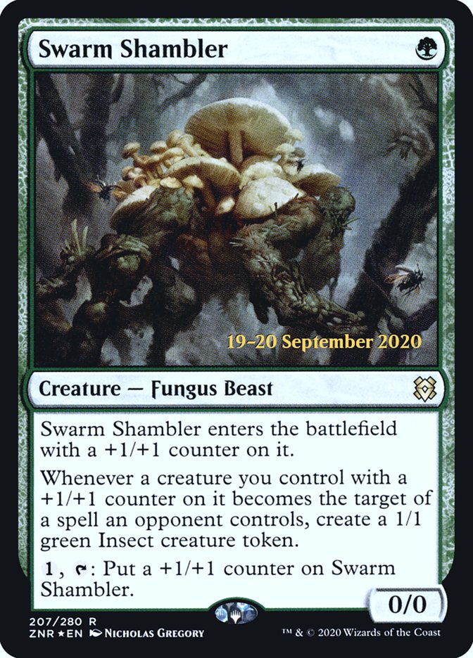 Swarm Shambler [Zendikar Rising Prerelease Promos] | Gamers Paradise