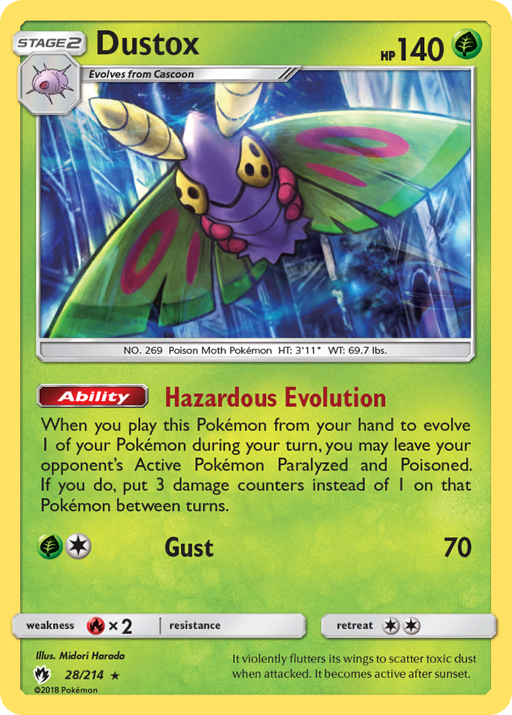 Dustox (28/214) [Sun & Moon: Lost Thunder] | Gamers Paradise