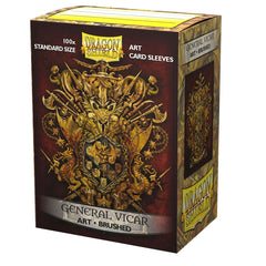 Dragon Shield: Standard 100ct Brushed Art Sleeves - General Vicar | Gamers Paradise