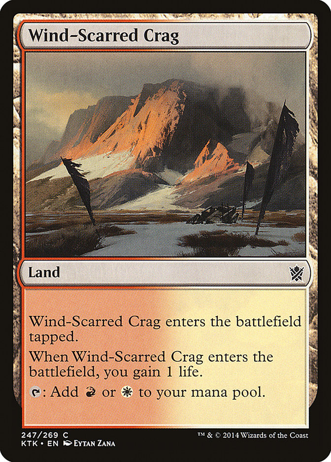 Wind-Scarred Crag [Khans of Tarkir] | Gamers Paradise