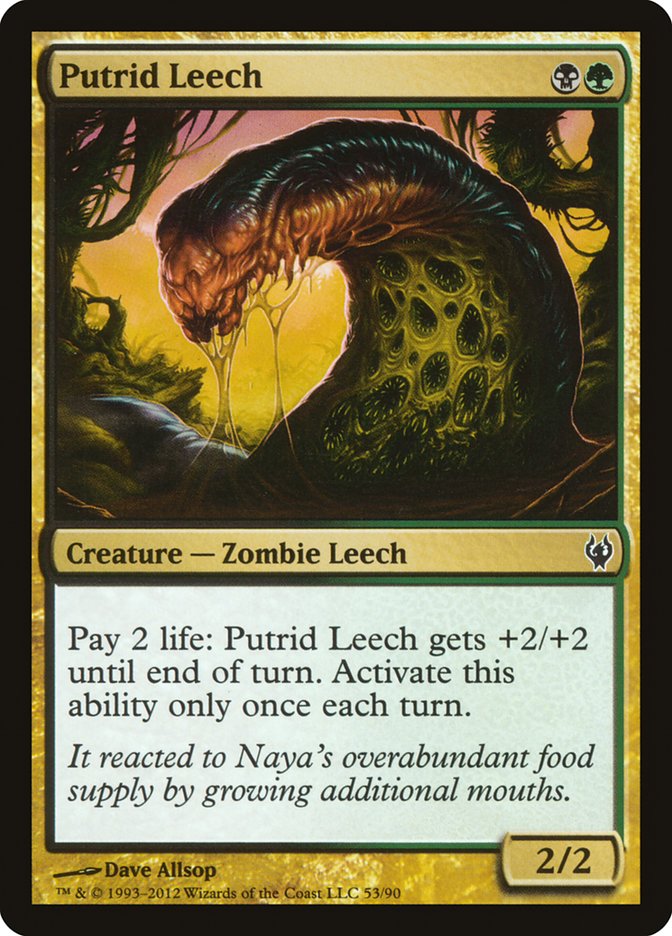 Putrid Leech [Duel Decks: Izzet vs. Golgari] | Gamers Paradise