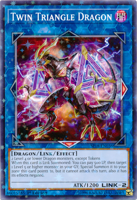 Twin Triangle Dragon [SP18-EN036] Starfoil Rare | Gamers Paradise
