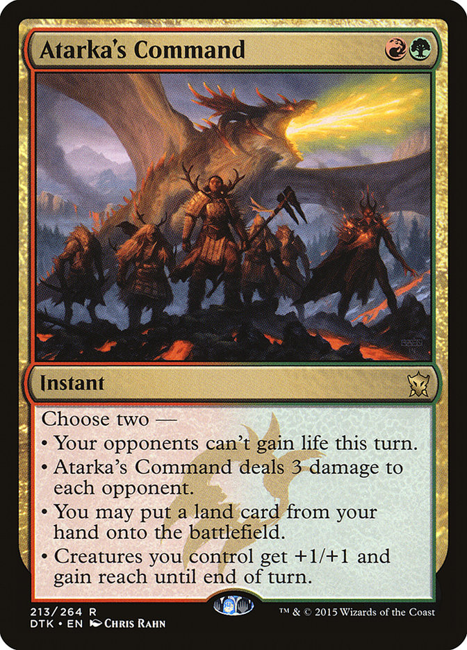 Atarka's Command [Dragons of Tarkir] | Gamers Paradise
